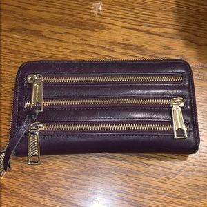 Burgundy/ plum Rebecca Minkoff Wallet